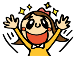 Hapiko and family, Heartwarming sticker sticker #4230476