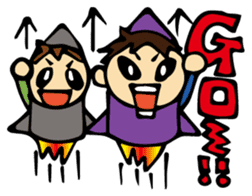 Hapiko and family, Heartwarming sticker sticker #4230487