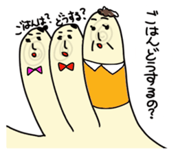 Finger3 sticker #4231150