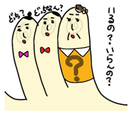 Finger3 sticker #4231151