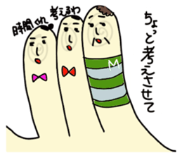 Finger3 sticker #4231154