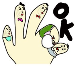 Finger3 sticker #4231178