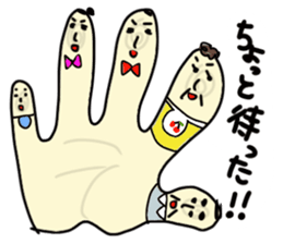 Finger3 sticker #4231179