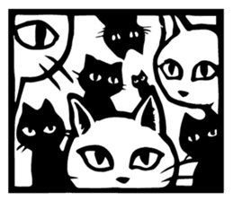 Civil spoken cat sticker #4231422