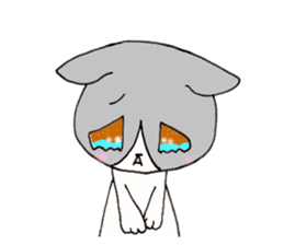 orange and hachiware2 sticker #4231674