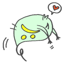 crazy water flea sticker #4231785