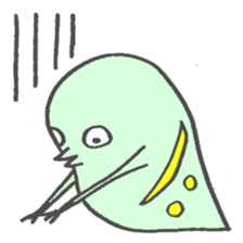 crazy water flea sticker #4231789