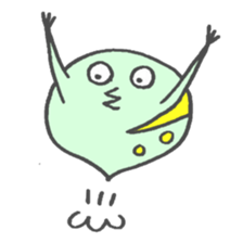 crazy water flea sticker #4231791