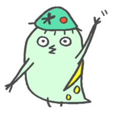 crazy water flea sticker #4231797