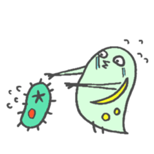 crazy water flea sticker #4231815