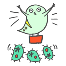 crazy water flea sticker #4231816