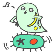 crazy water flea sticker #4231818