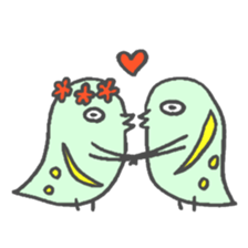 crazy water flea sticker #4231823