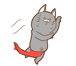 Kumata and Neko Fundoshi sticker #4231917