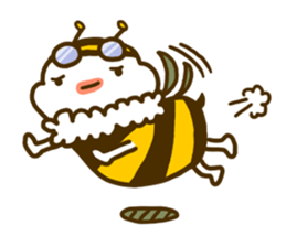 a honey bee Hatimaru sticker #4231946
