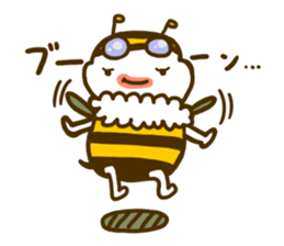 a honey bee Hatimaru sticker #4231947