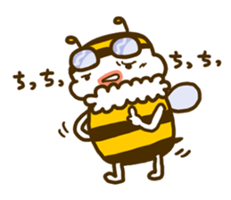 a honey bee Hatimaru sticker #4231948