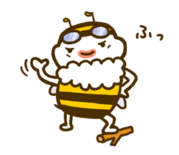 a honey bee Hatimaru sticker #4231949