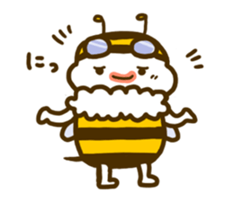 a honey bee Hatimaru sticker #4231950