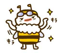 a honey bee Hatimaru sticker #4231951