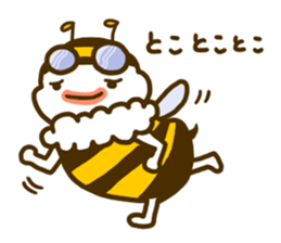 a honey bee Hatimaru sticker #4231952