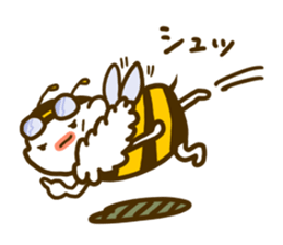 a honey bee Hatimaru sticker #4231957