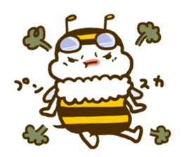 a honey bee Hatimaru sticker #4231960