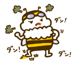 a honey bee Hatimaru sticker #4231961