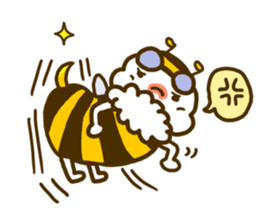 a honey bee Hatimaru sticker #4231963