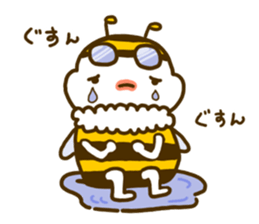 a honey bee Hatimaru sticker #4231965