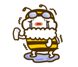 a honey bee Hatimaru sticker #4231966