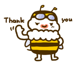 a honey bee Hatimaru sticker #4231969