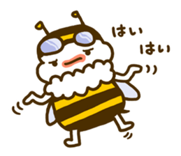 a honey bee Hatimaru sticker #4231970