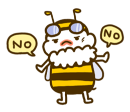 a honey bee Hatimaru sticker #4231973