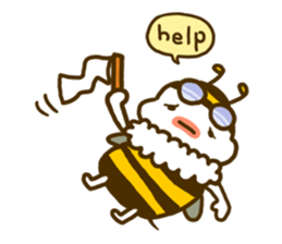 a honey bee Hatimaru sticker #4231974
