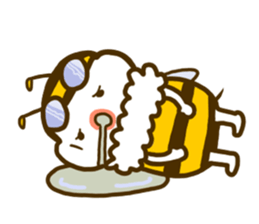 a honey bee Hatimaru sticker #4231975