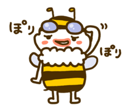 a honey bee Hatimaru sticker #4231977