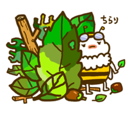 a honey bee Hatimaru sticker #4231981