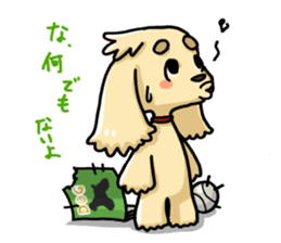 Daimon and A-Cockers-Greetings sticker #4232015