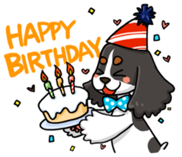 Daimon and A-Cockers-Greetings sticker #4232023