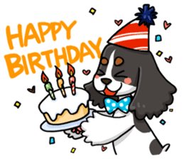 Daimon and A-Cockers-Greetings sticker #4232023