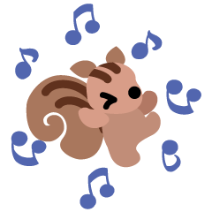 Cute Squirrel Stickers