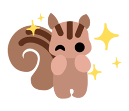Cute Squirrel Stickers sticker #4233064