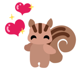 Cute Squirrel Stickers sticker #4233065