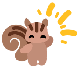 Cute Squirrel Stickers sticker #4233066