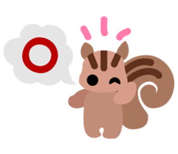 Cute Squirrel Stickers sticker #4233077