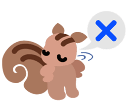 Cute Squirrel Stickers sticker #4233078