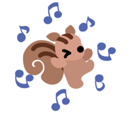 Cute Squirrel Stickers sticker #4233079