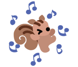 Cute Squirrel Stickers sticker #4233079