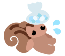 Cute Squirrel Stickers sticker #4233080